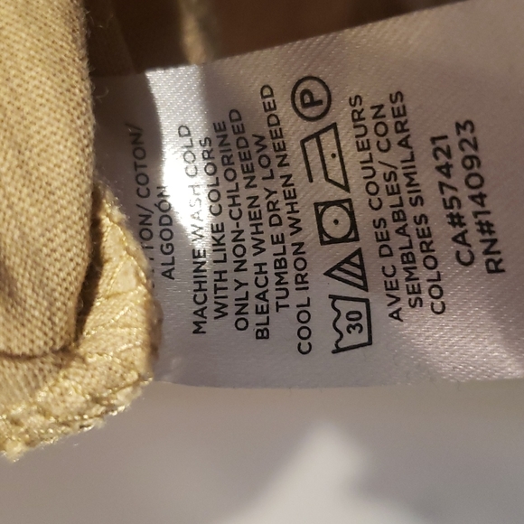 Loft women's size medium tan knit button down shirt - Picture 5 of 6